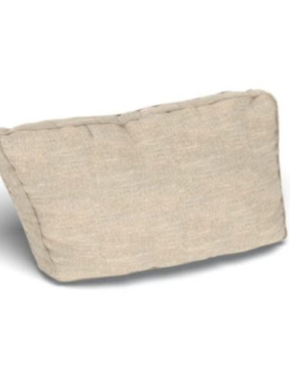 Lovesac Angled Side Pillow Cover: Beachwood Rained Chenille